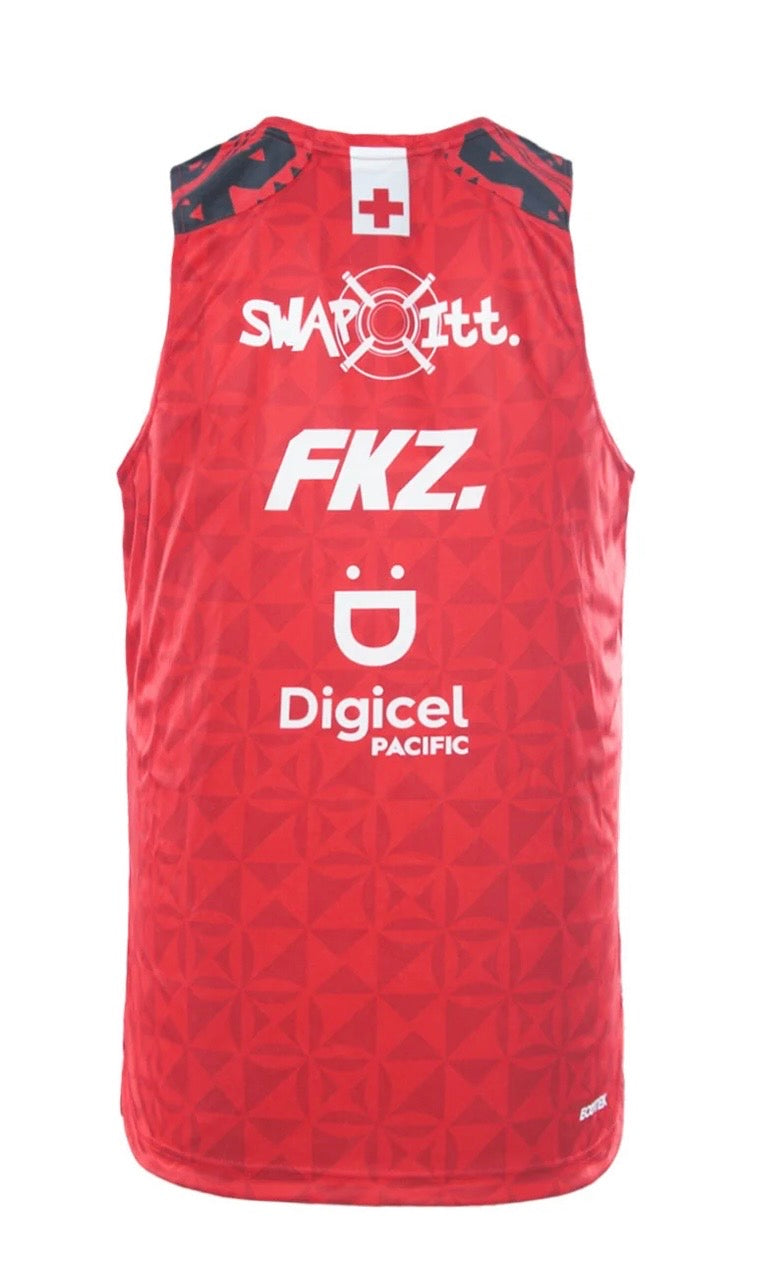Tonga rugby league training/gym vest (season 2026) adults