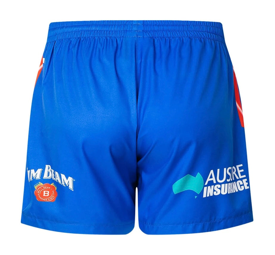 Newcastle Knights training/gym shorts with zip pockets (season 2025)