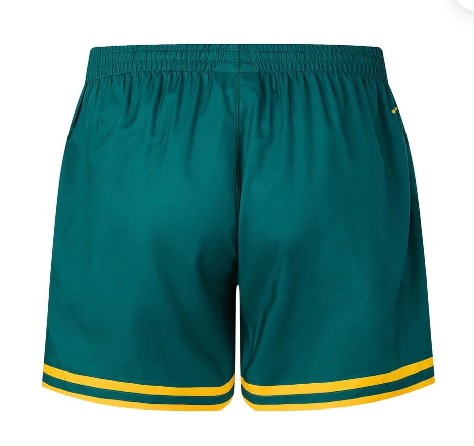 AUSTRALIAN KANGAROOS TRAINING/GYM SHORTS WITH POCKETS (adults) Green season 2026