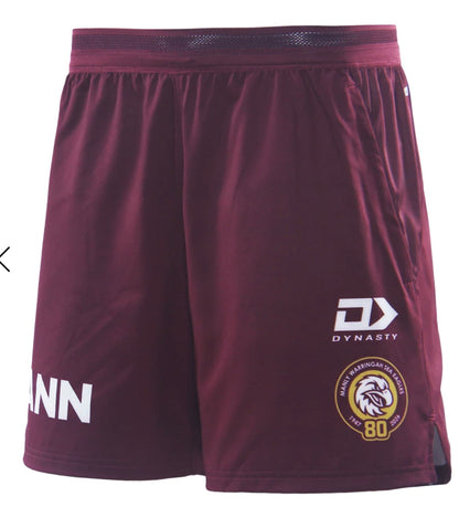 Manly Sea Eagles training/gym shorts with zip pockets (season 2026)