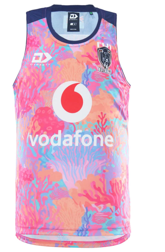 2025 FIJI BATI MENS TRAINING/GYM VEST- CORAL