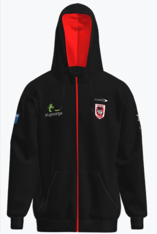 ST GEORGE-ILLAWARRA DRAGONS FULL ZIP HOODIE