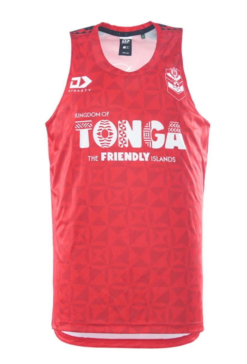 Tonga rugby league training/gym vest (season 2026) adults