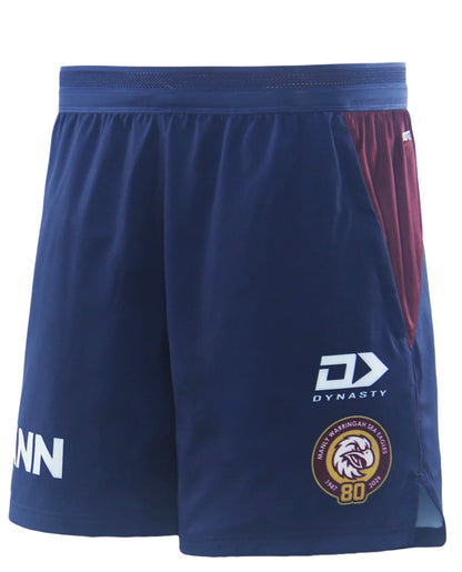 Manly Sea Eagles training/gym shorts with zip pockets (season 2026)