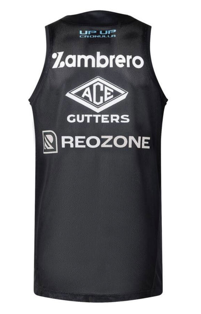 Cronulla Sharks training/gym vest (season 2026) black