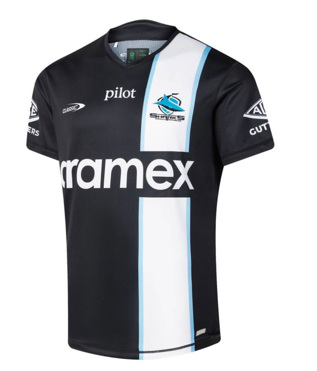Cronulla Sharks training T-shirt (season 2026) black