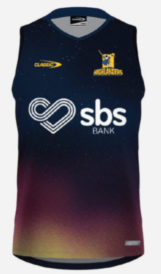 Highlanders rugby training/gym vest (season 2024)