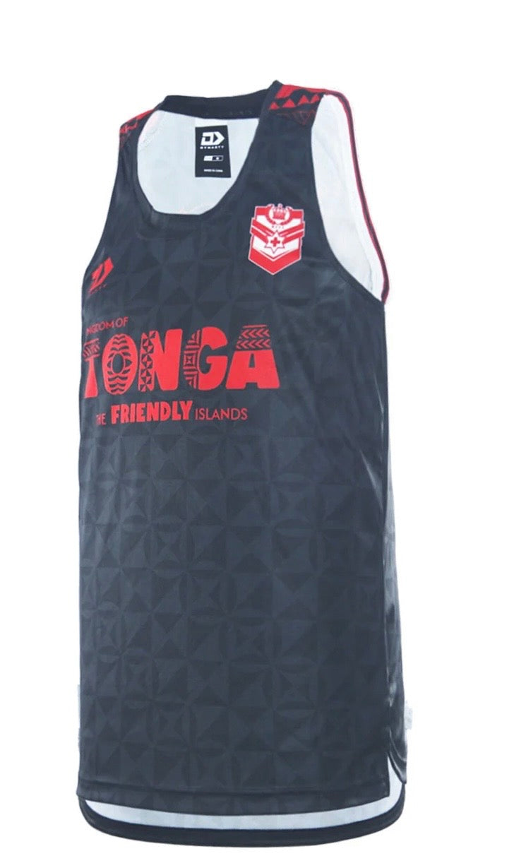 Tonga rugby league training/gym vest (season 2026) Adults