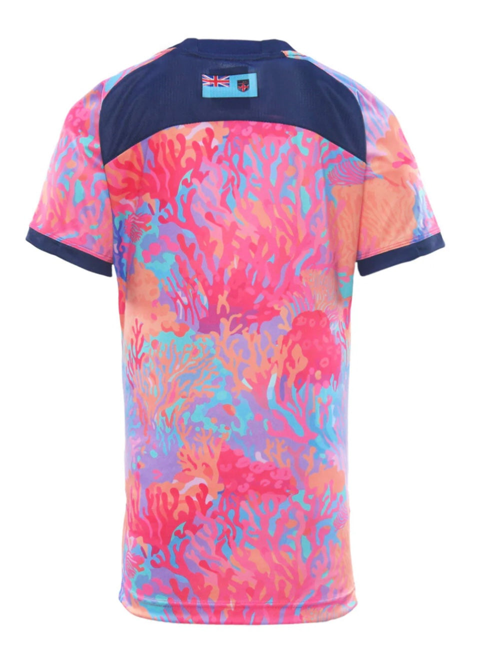 2025 FIJI BATI MENS WARM UP TEE - CORAL