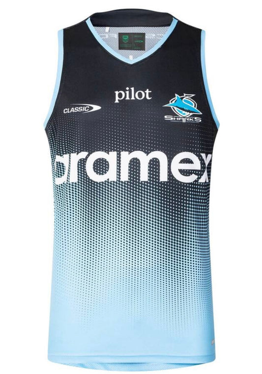 Cronulla Sharks training/gym vest (season 2025)