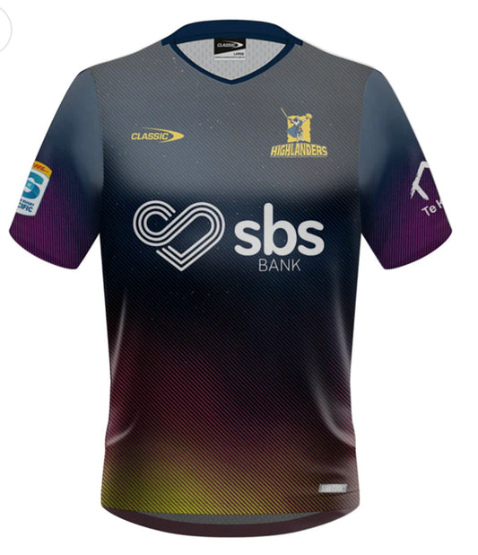 Highlanders rugby training T-shirt (season 2024)