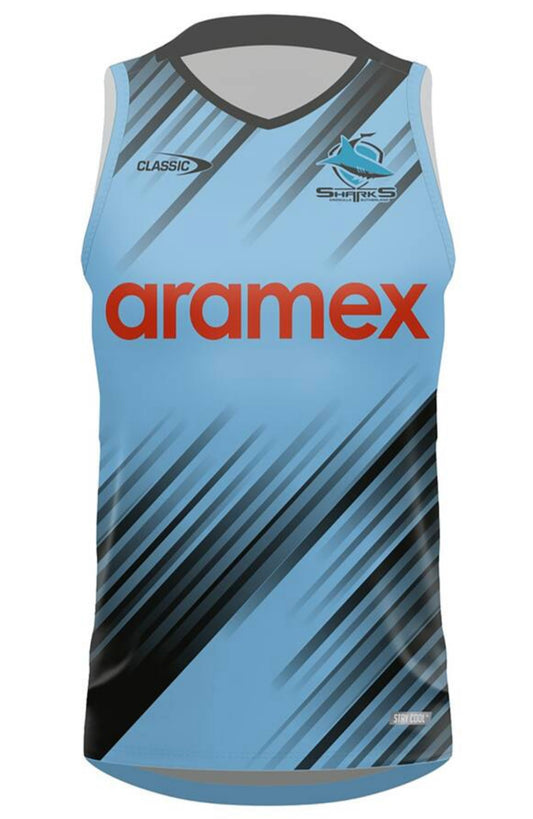 Cronulla Sharks training/gym vest (season 2024)