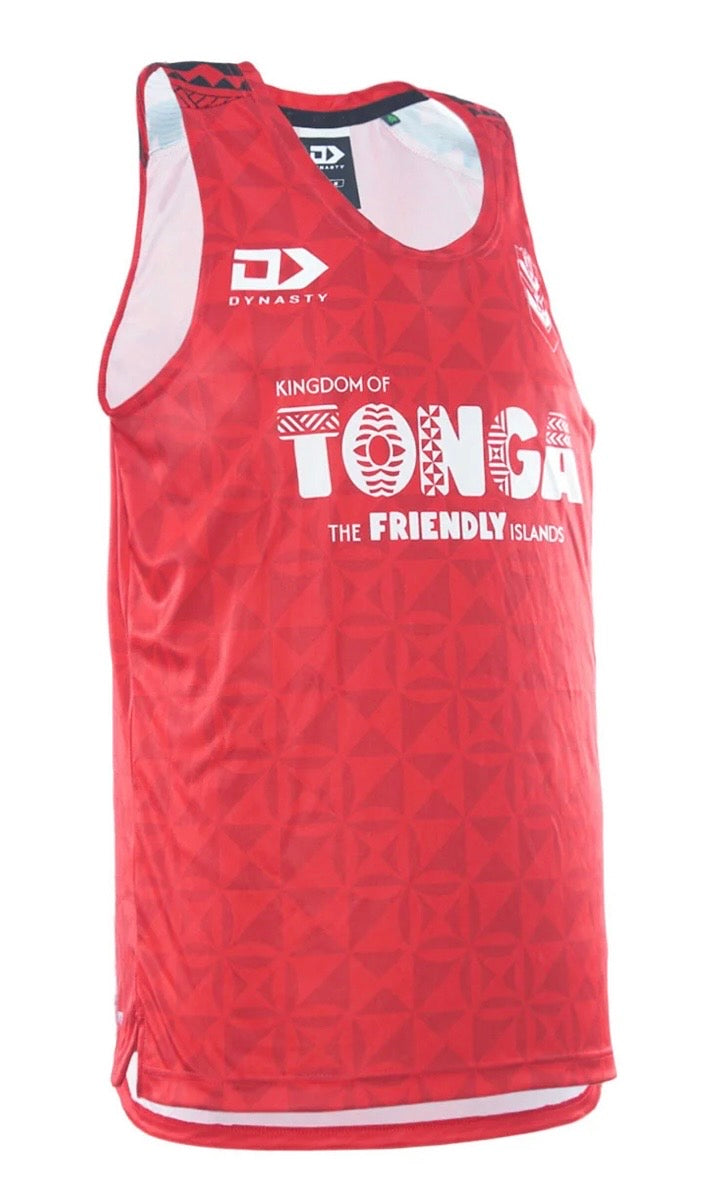 Tonga rugby league training/gym vest (season 2026) adults