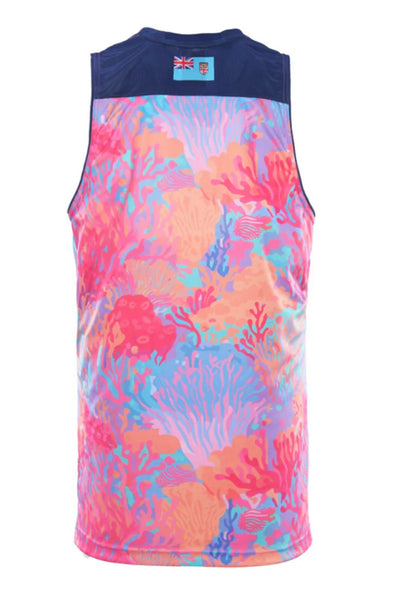 2025 FIJI BATI MENS TRAINING/GYM VEST- CORAL