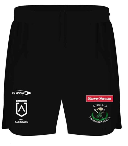 NRL Māori all stars training/gym shorts with zip pockets (season 2024)