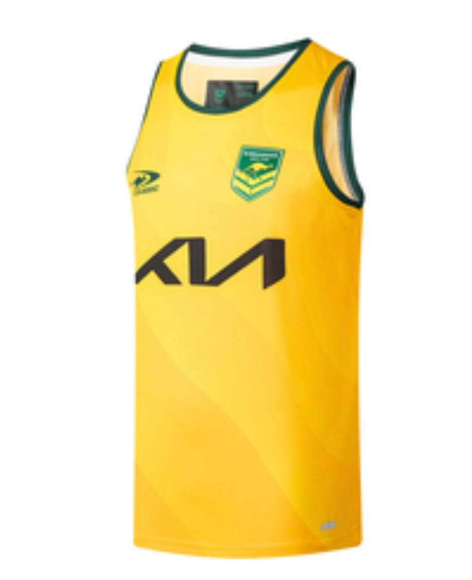 Australian Kangaroos training/gym vest (yellow)