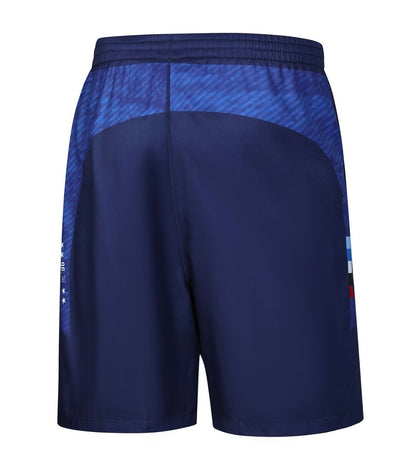 Blues rugby training/gym shorts with zip pockets (season 2024)