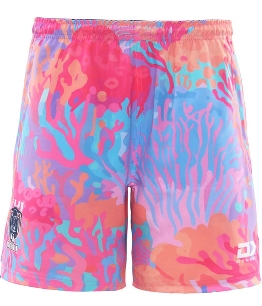 2025 FIJI BATI MENS TRAINING/GYM SHORTS - CORAL