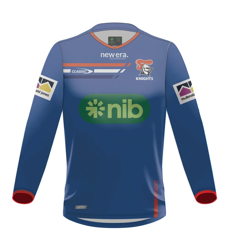 Newcastle Knights long sleeve training T-shirt (season 2024)