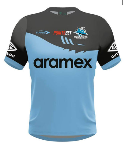 Cronulla Sharks warm up T-shirt (season 2024)