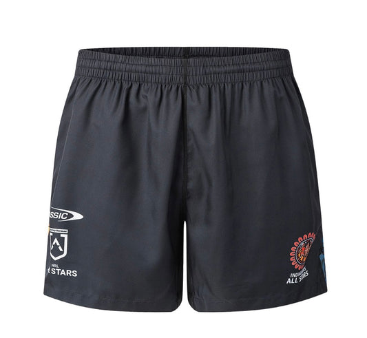 NRL Indigenous All stars training/gym shorts with zip pockets (season 2026)
