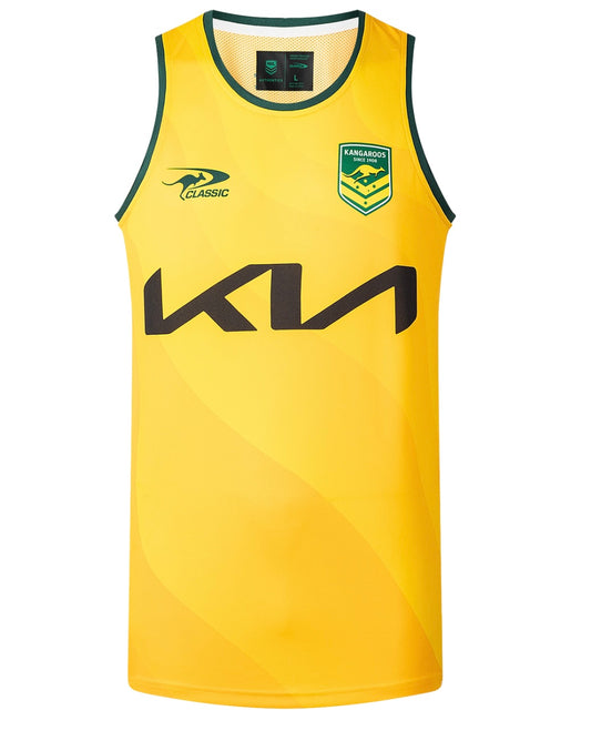 Australian Kangaroos training/gym vest (yellow)