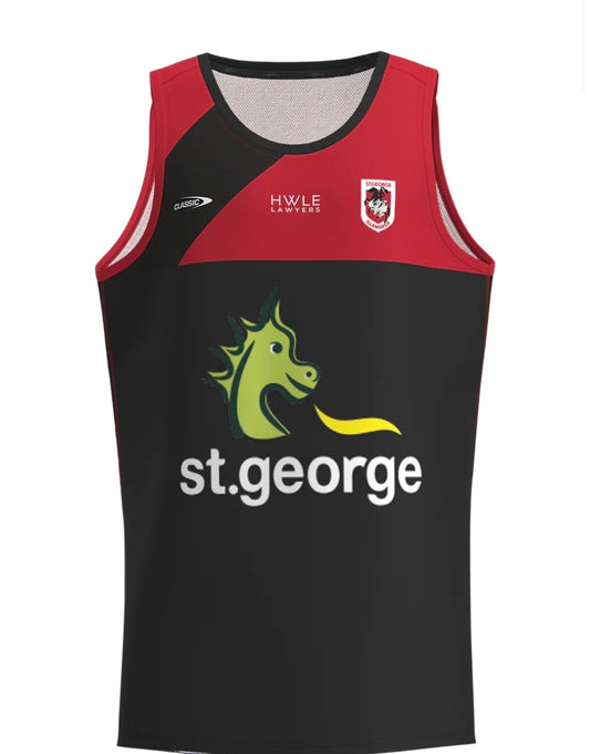 ST GEORGE-ILLAWARRA DRAGONS TRAINING/GYM VEST