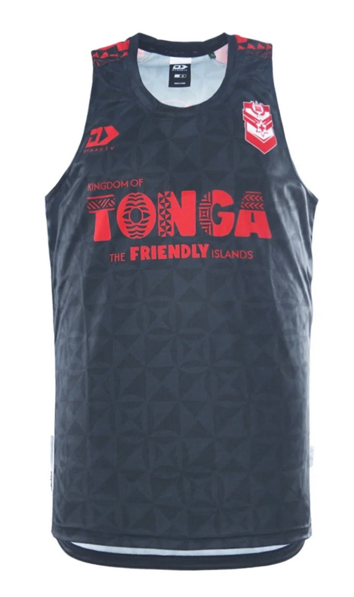 Tonga rugby league training/gym vest (season 2026) Adults