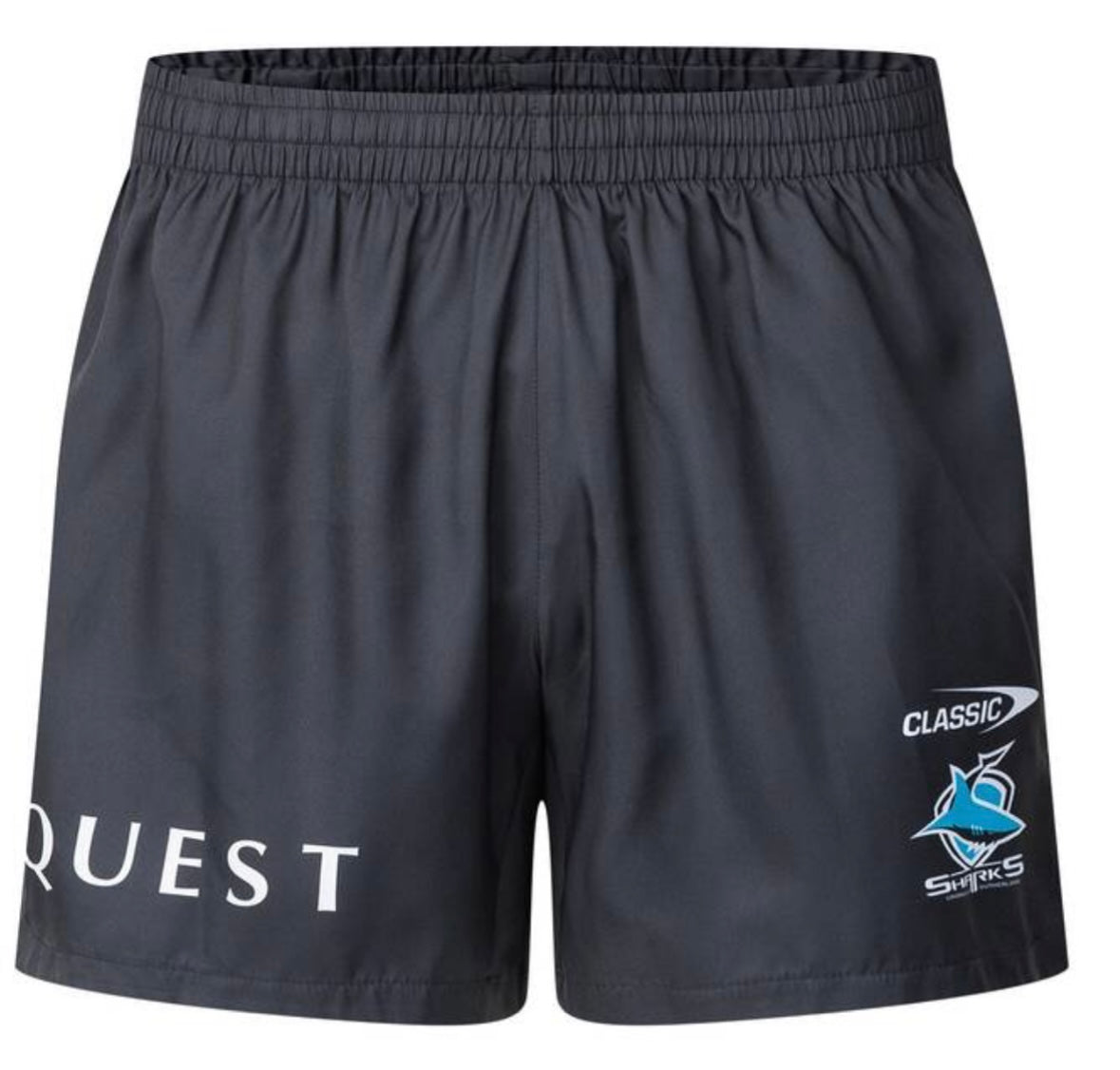 Cronulla Sharks training/gym shorts (adults) season 2025