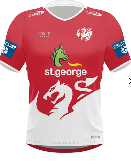 St George-Illawarra Dragons training T-shirt (season 2024)