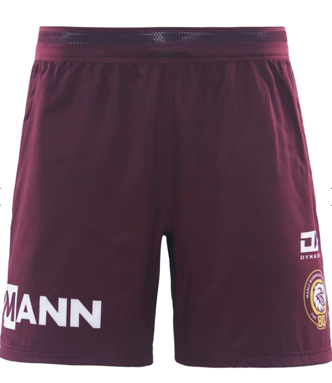 Manly Sea Eagles training/gym shorts with zip pockets (season 2026)