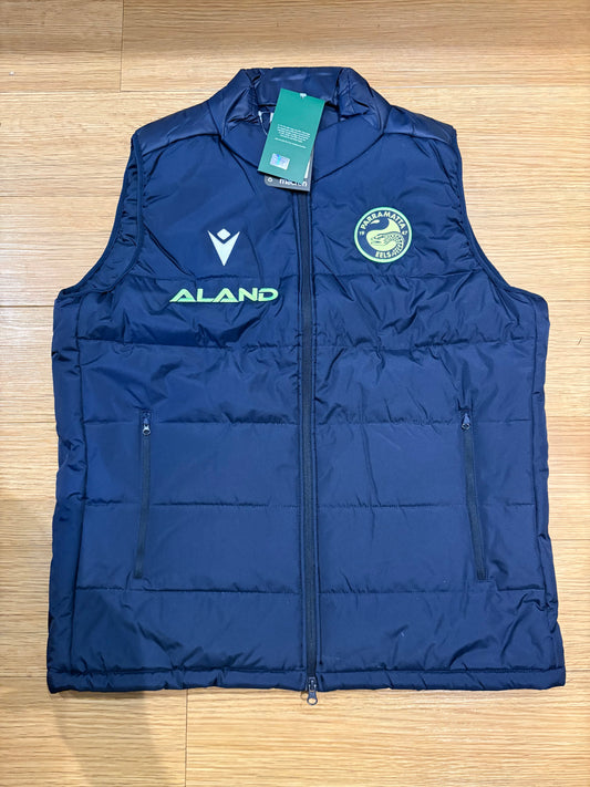 Parramatta Eels padded gilet with zip pockets