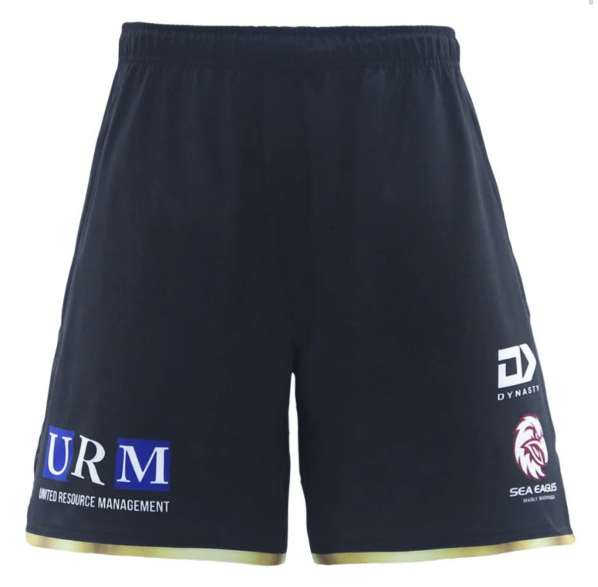 Manly Sea Eagles training/gym shorts with zip pockets (season 2025)