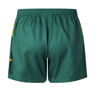 AUSTRALIAN KANGAROOS TRAINING/GYM SHORTS WITH POCKETS (adults) Green  season 2025
