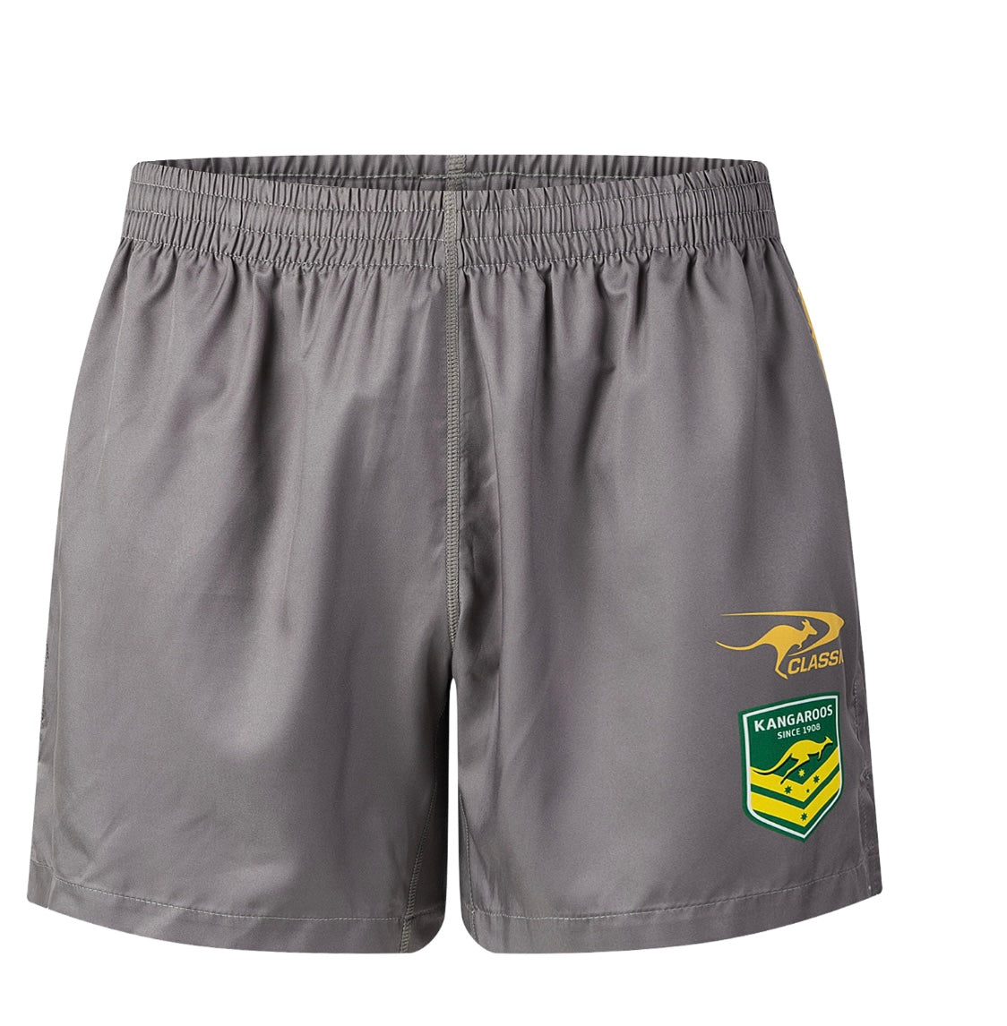 AUSTRALIAN KANGAROOS TRAINING/GYM SHORTS WITH POCKETS season 2025 (adults) grey