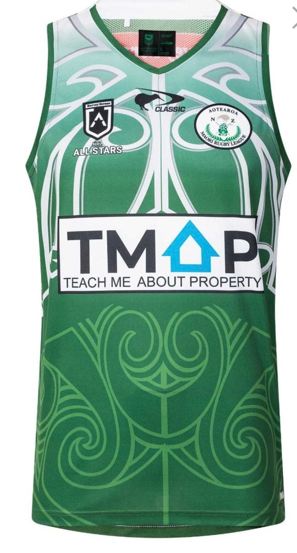 New Zealand NRL māori all stars training/gym vest (season 2025)