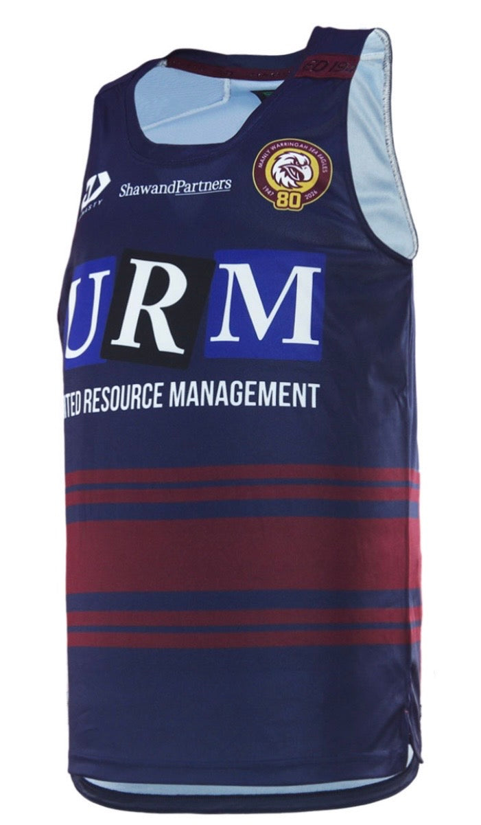 Manly Sea Eagles training/gym vest (season 2026)